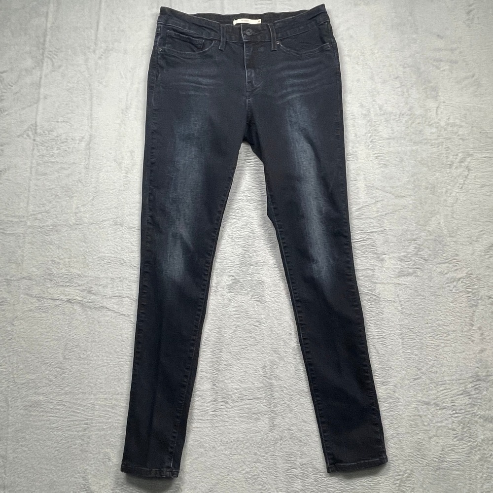 Levi's 711 Skinny Jeans Women 31 Dark Wash Mid Rise Stretch